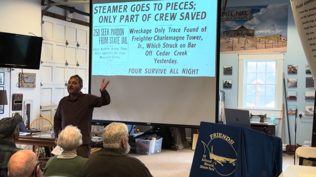 shipwrecks of island beach